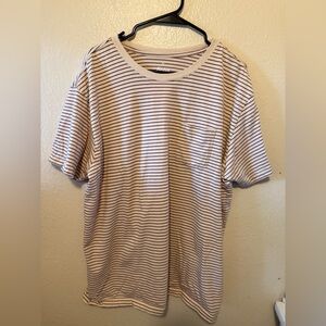 Katin Organic 100% Cotton Striped Crewneck Pocket T-Shirt